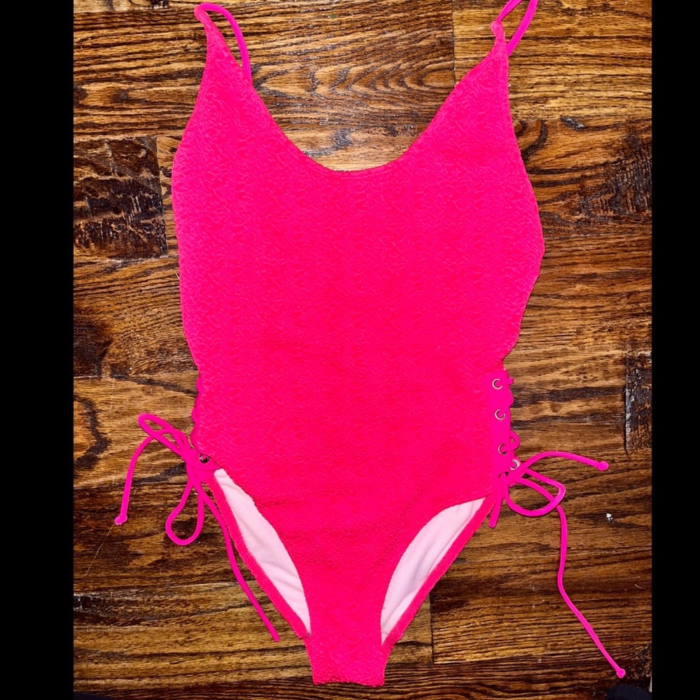 Pink swimsuit